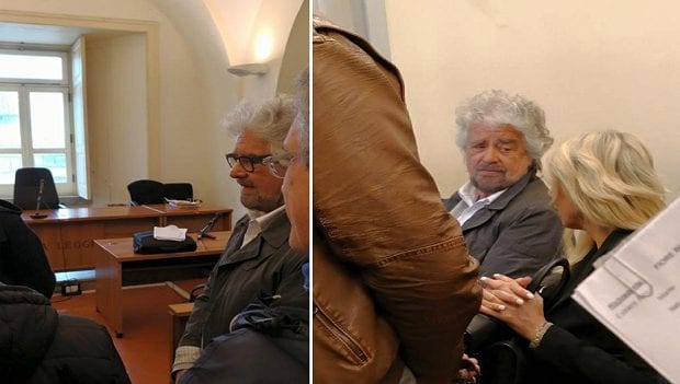 Beppe Grillo ad Aversa
