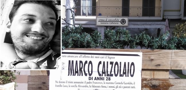 CASERTACE - AVERSA. Fissati i funerali del giovane imprenditore Marco Calzolaio, morto a 28 anni per un male incurabile