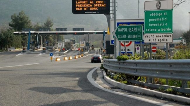 Casertace VIABILITA'. Chiude sull'A30 allacciamento con raccordo Salerno-Avellino. ECCO QUANDO