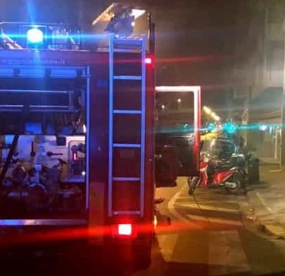 Bar distrutto da un incendio nella notte - CasertaCE