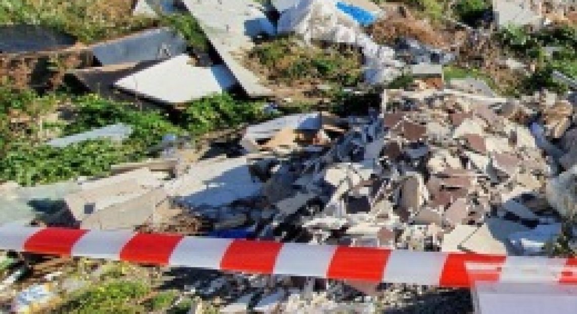 130mq di discarica abusiva dietro casa, denunciati in due e area sequestrata - CasertaCE