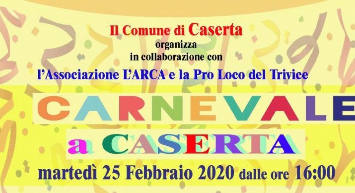 CASERTACE - CASERTA PAURA CORONAVIRUS. Annullata la festa di Carnevale in piazza di domani 25 febbraio