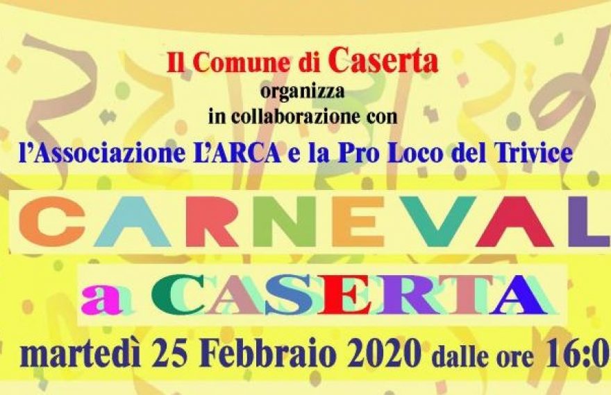 CASERTACE - CASERTA PAURA CORONAVIRUS. Annullata la festa di Carnevale in piazza di domani 25 febbraio