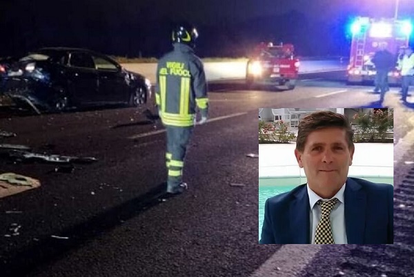 strada notte incidente